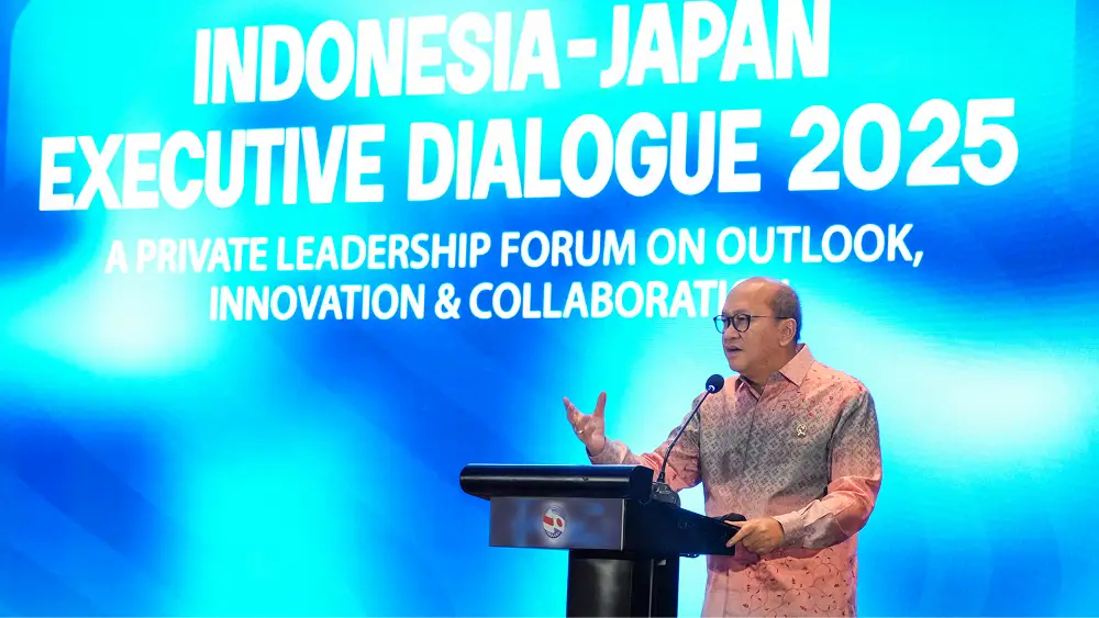 Menteri hadir sebagai keynote speaker pada Indonesia–Japan Executive Dialogue 2025.